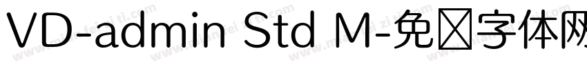 VD-admin Std M字体转换